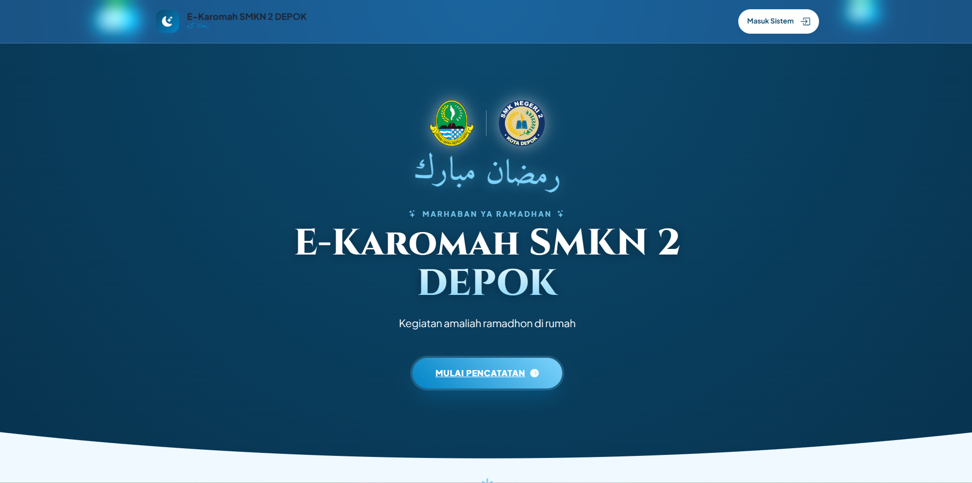 Aplikasi Karomah ( Kegiatan Amaliah Ramadhan di rumah ) SMKN 2 Depok